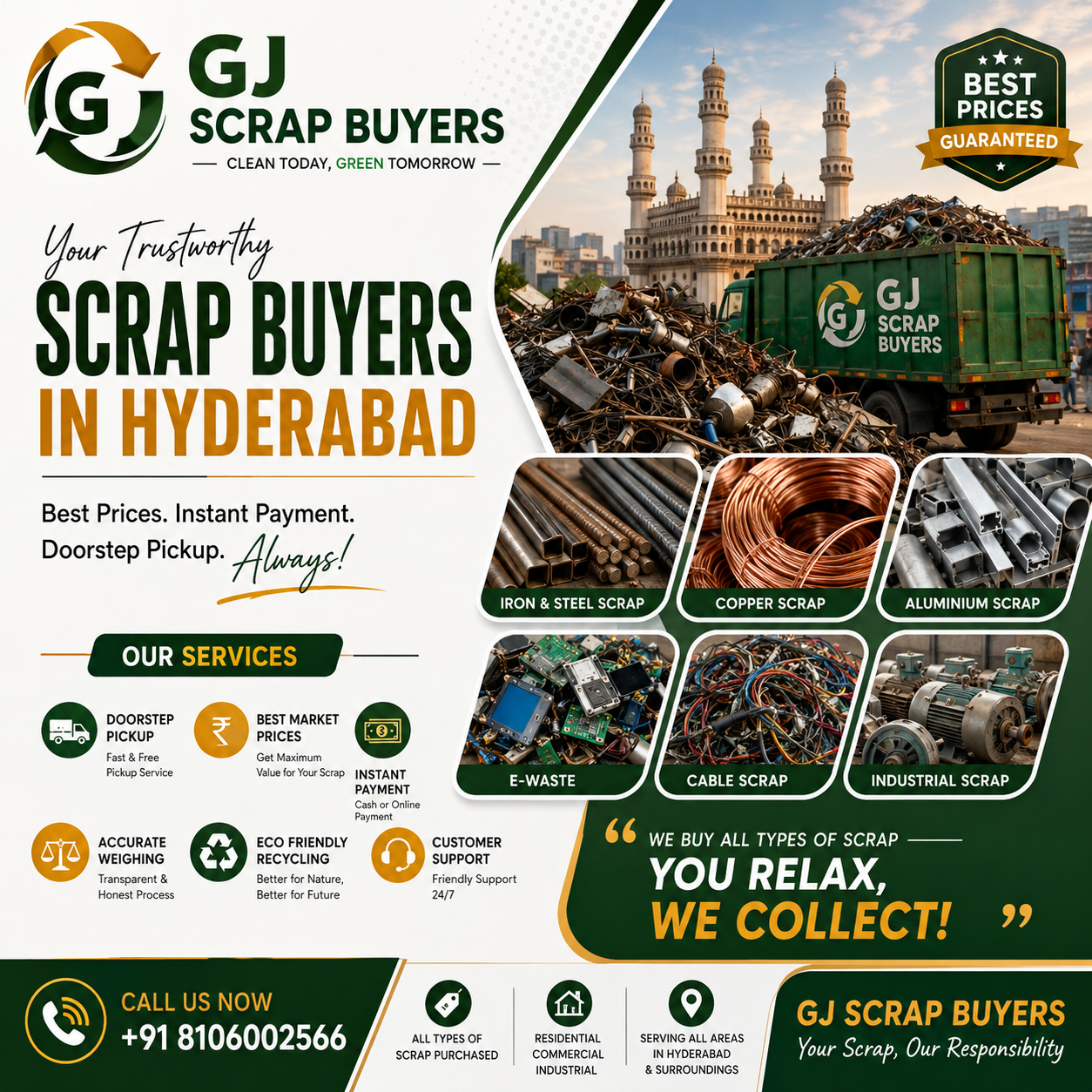 scrap buyers in Medchal | Gj Scrap Buyers