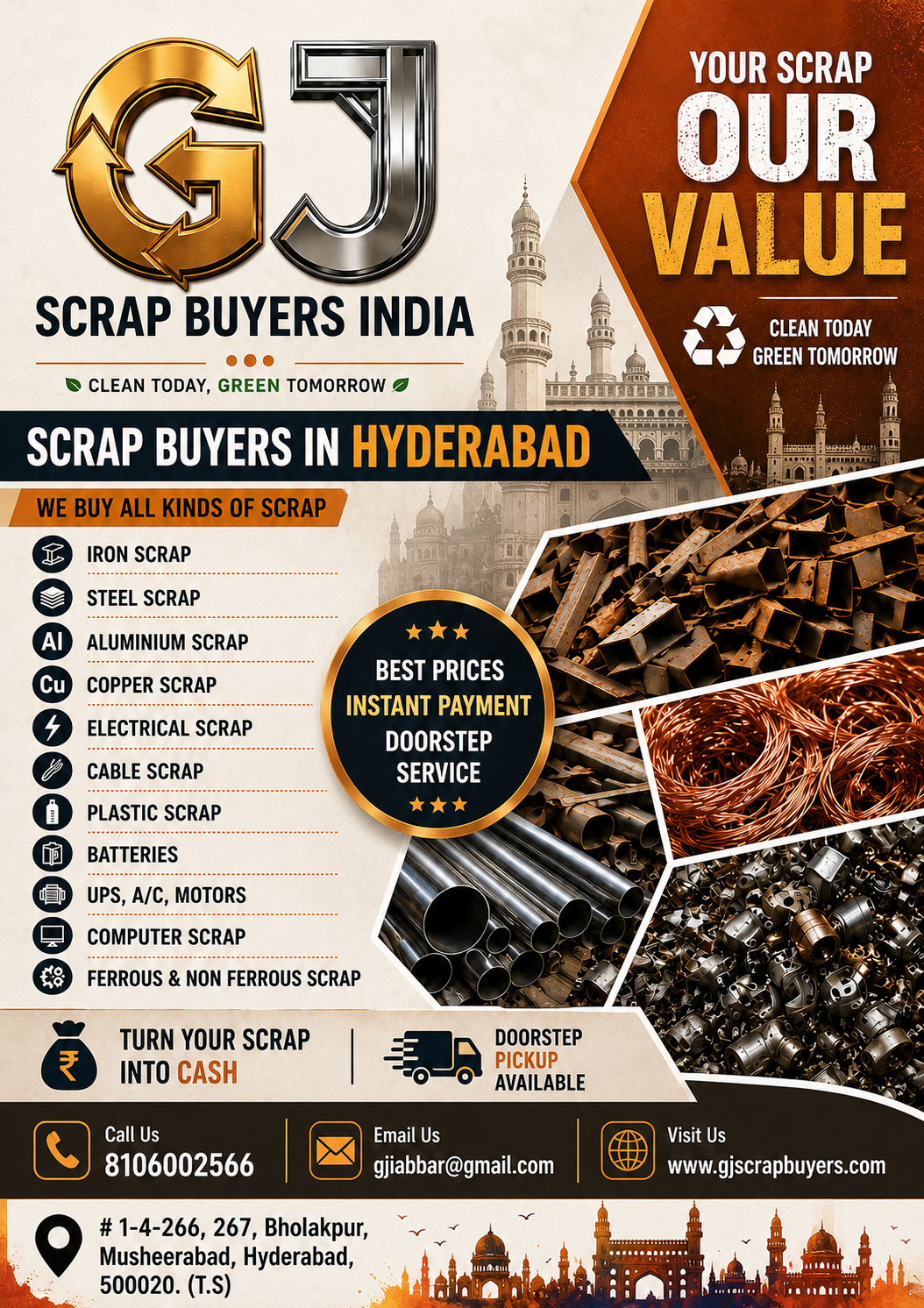 Aluminium Scrap Buyers in Lingampally