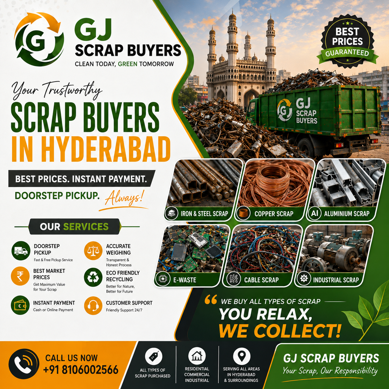 Scrap Buyers in Hyderabad – GJ Scrap Buyers